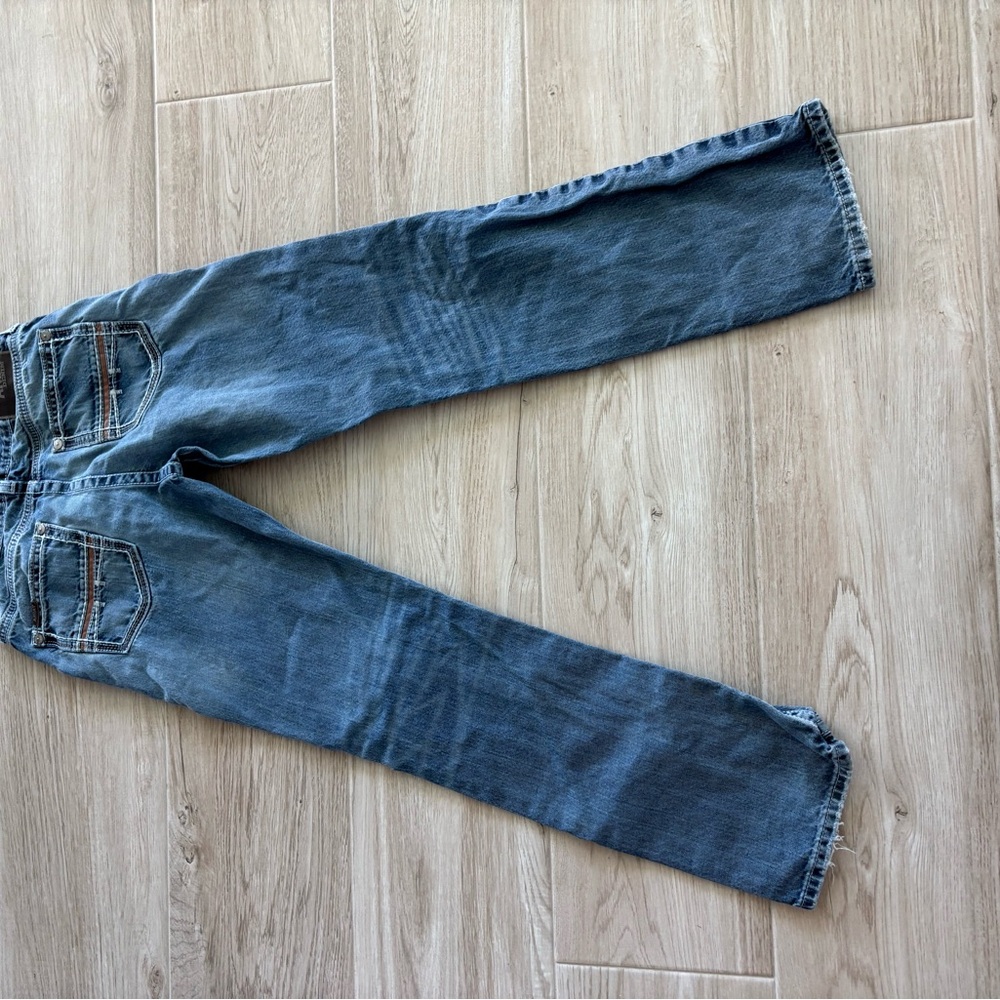 Ariat Men's Straight Fit Blue Jeans